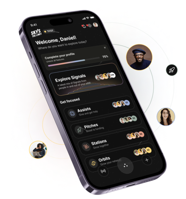 Homepage Mockup + Avatars